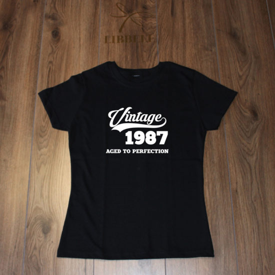 Playera Mujer Vintage (año) Age to Perfection